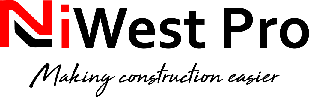 the name of the company is niwestpro and the color is burnt red and black